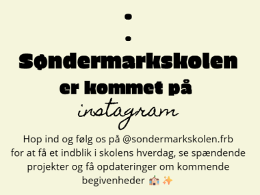 Søndermarkskolen på Instagram